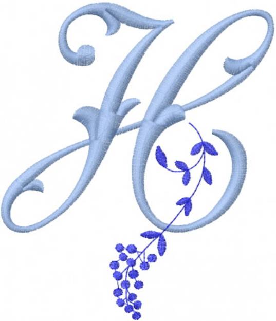 Picture of Monogram Alphabet Machine Embroidery Design