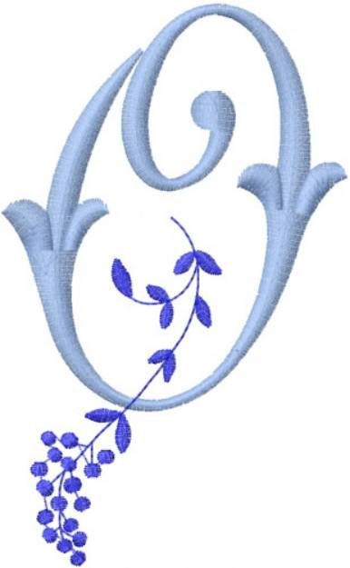 Picture of Monogram Alphabet Machine Embroidery Design