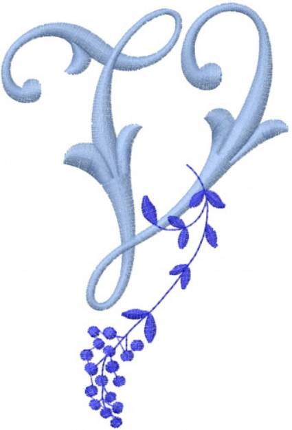 Picture of Monogram Alphabet Machine Embroidery Design