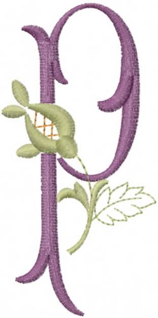 Picture of Monogram Alphabet Machine Embroidery Design