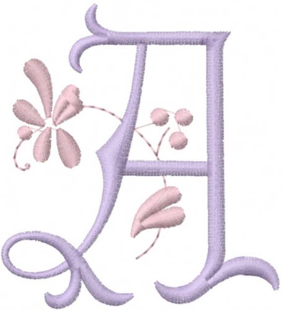 Picture of Monogram Alphabet Machine Embroidery Design