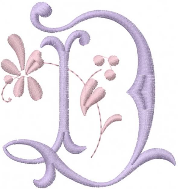 Picture of Monogram Alphabet Machine Embroidery Design