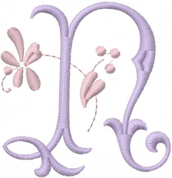 Picture of Monogram Alphabet Machine Embroidery Design