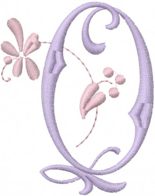 Picture of Monogram Alphabet Machine Embroidery Design