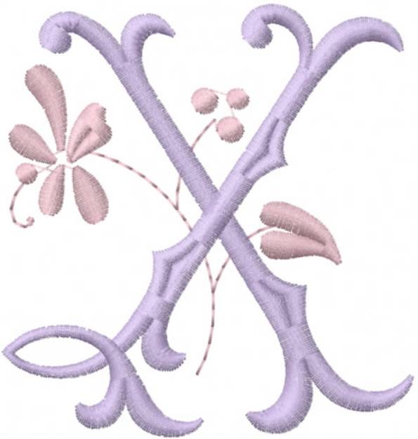 Picture of Monogram Alphabet Machine Embroidery Design