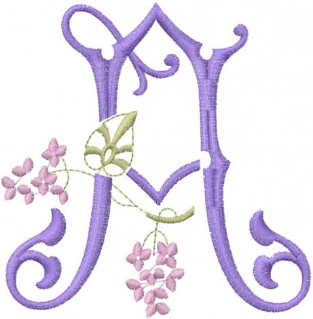 Picture of Monogram Alphabet Machine Embroidery Design