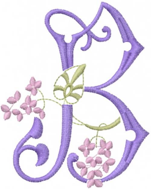 Picture of Monogram Alphabet Machine Embroidery Design