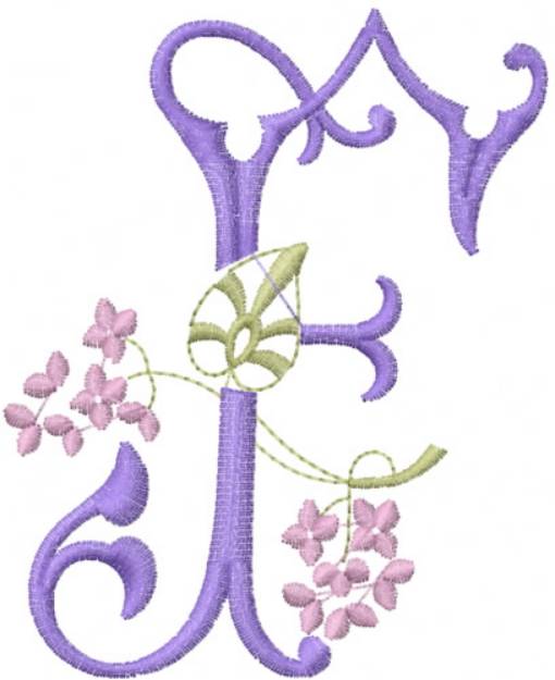 Picture of Monogram Alphabet Machine Embroidery Design