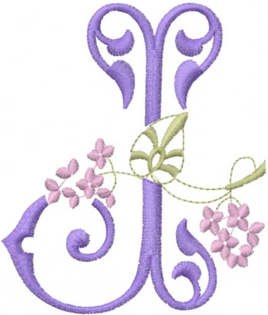 Picture of Monogram Alphabet Machine Embroidery Design