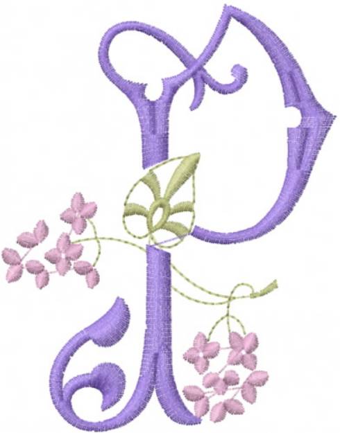 Picture of Monogram Alphabet Machine Embroidery Design