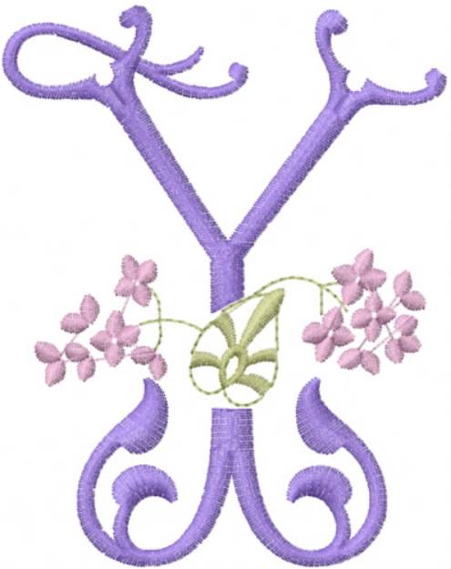 Picture of Monogram Alphabet Machine Embroidery Design