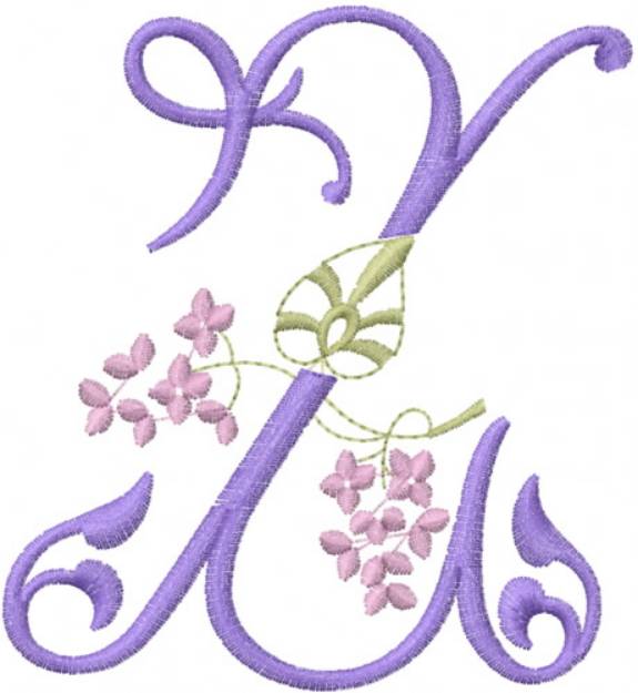 Picture of Monogram Alphabet Machine Embroidery Design