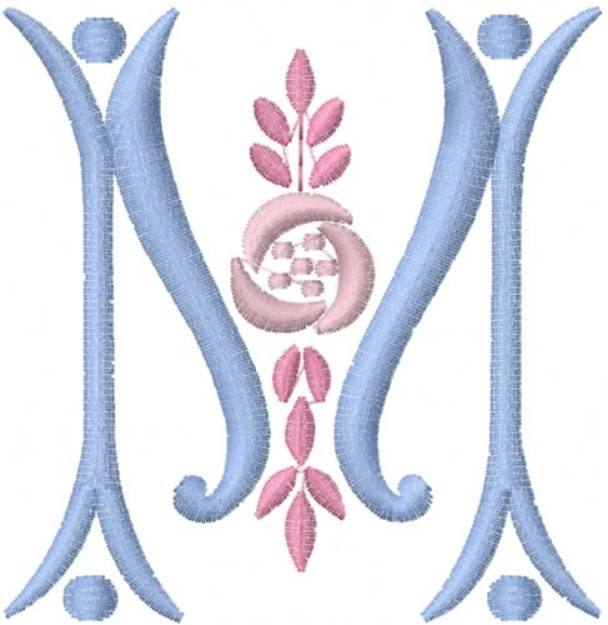 Picture of Monogram Alphabet Machine Embroidery Design