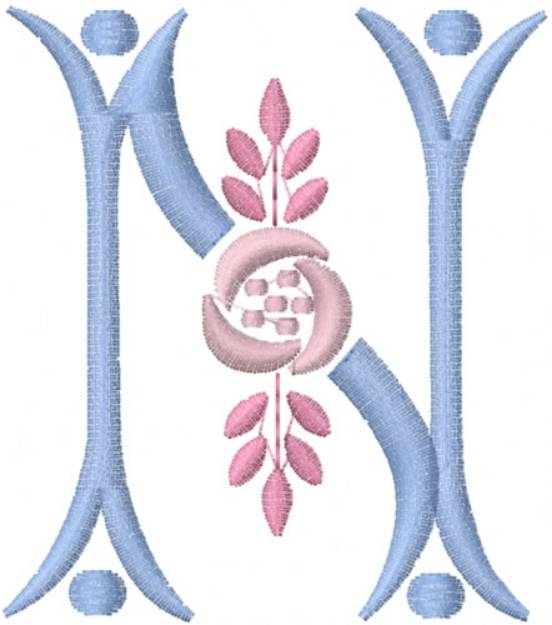 Picture of Monogram Alphabet Machine Embroidery Design