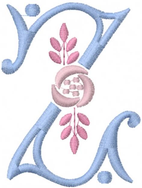 Picture of Monogram Alphabet Machine Embroidery Design