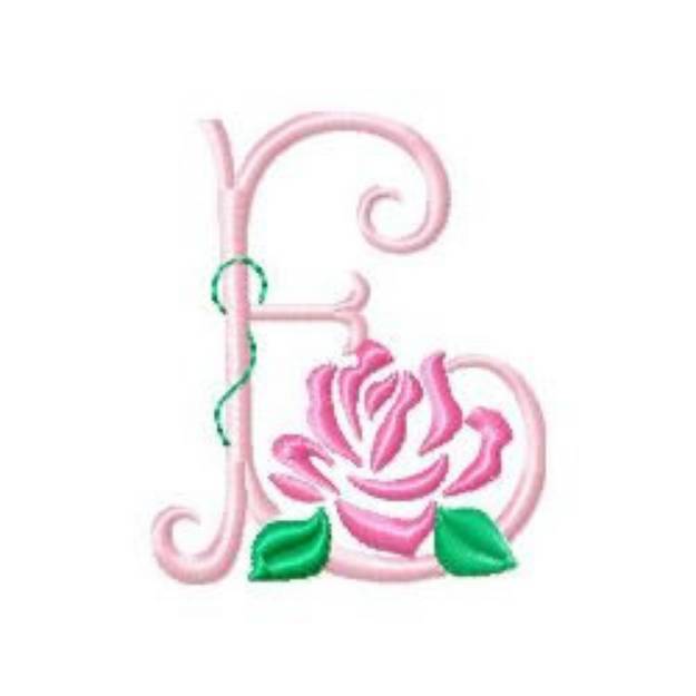 Picture of Monogram Alphabet Machine Embroidery Design