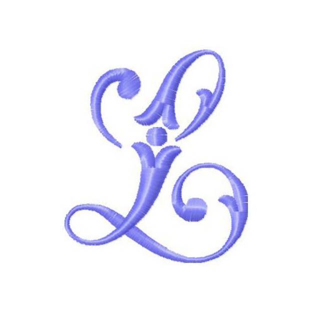 Picture of Monogram Alphabet Machine Embroidery Design