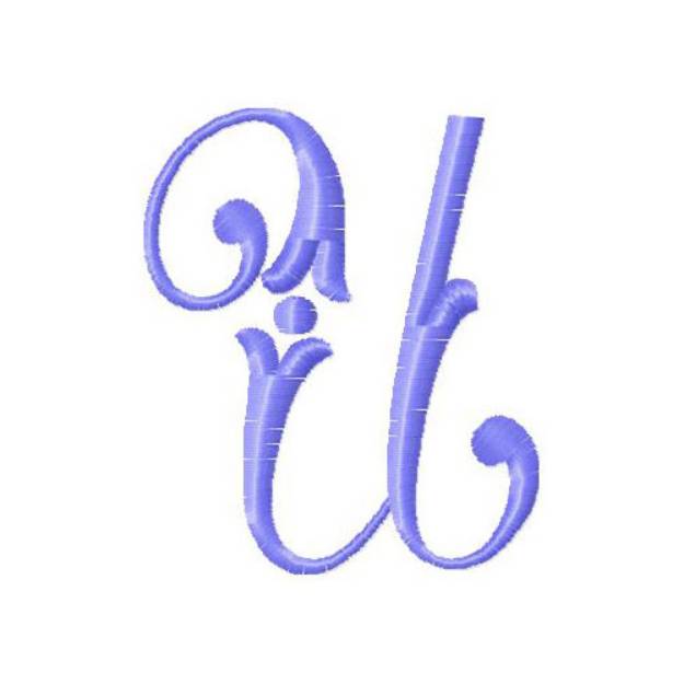 Picture of Monogram Alphabet Machine Embroidery Design