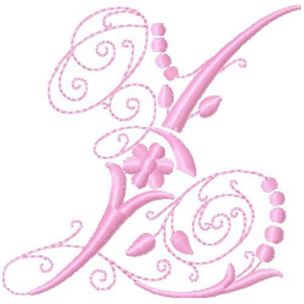 Picture of Monogram Alphabet Machine Embroidery Design