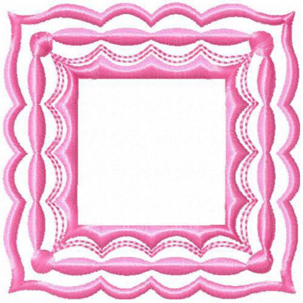 Picture of Swirl Frame Machine Embroidery Design