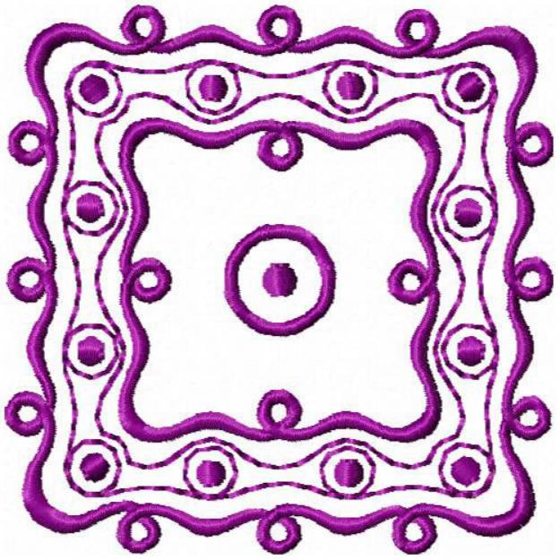 Picture of Dots & Swirls Design Machine Embroidery Design