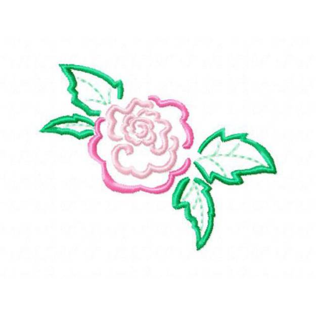 Picture of Rose 8 Machine Embroidery Design