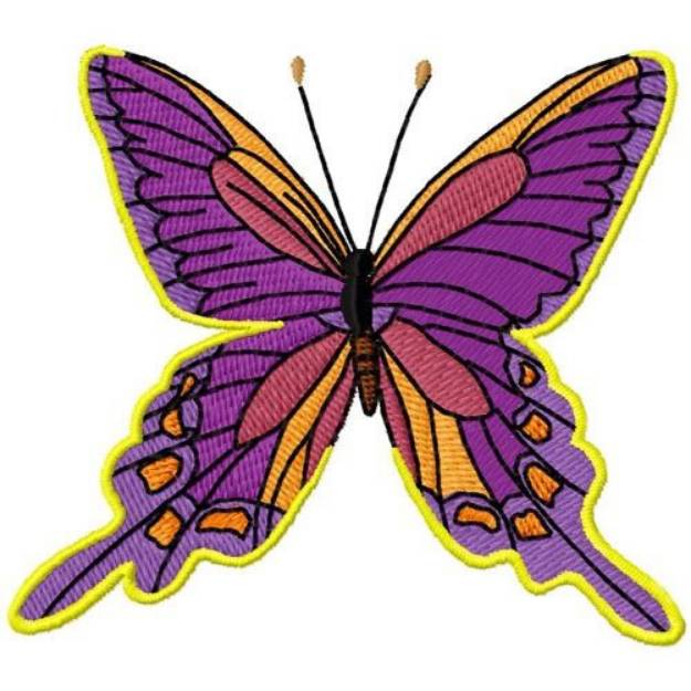 Picture of Butterfly Machine Embroidery Design