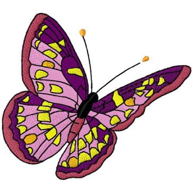 Picture of Butterfly Machine Embroidery Design