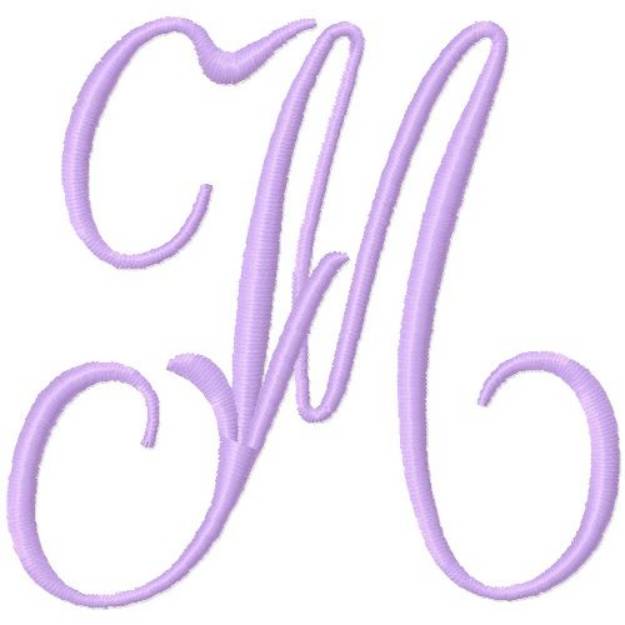 Picture of Monogram M Machine Embroidery Design