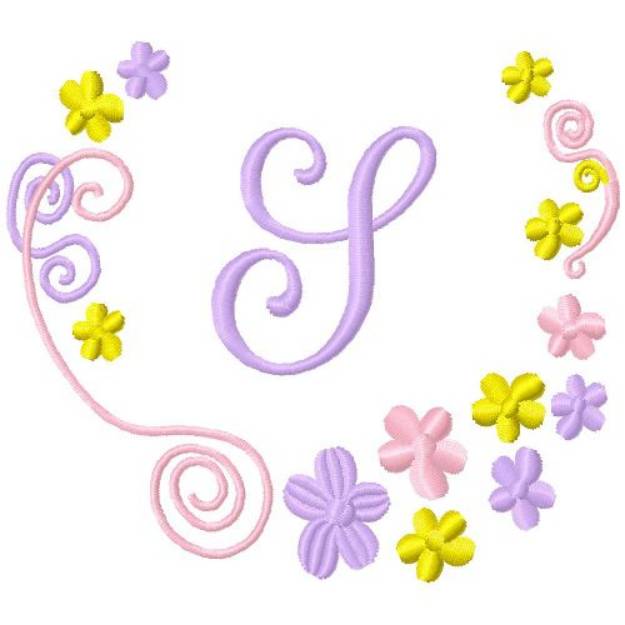 Picture of Monogram S Machine Embroidery Design