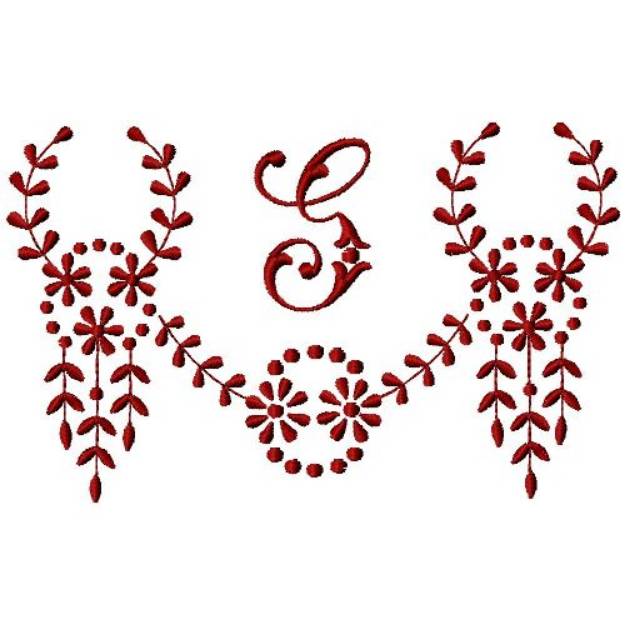 Picture of Monogram G Machine Embroidery Design