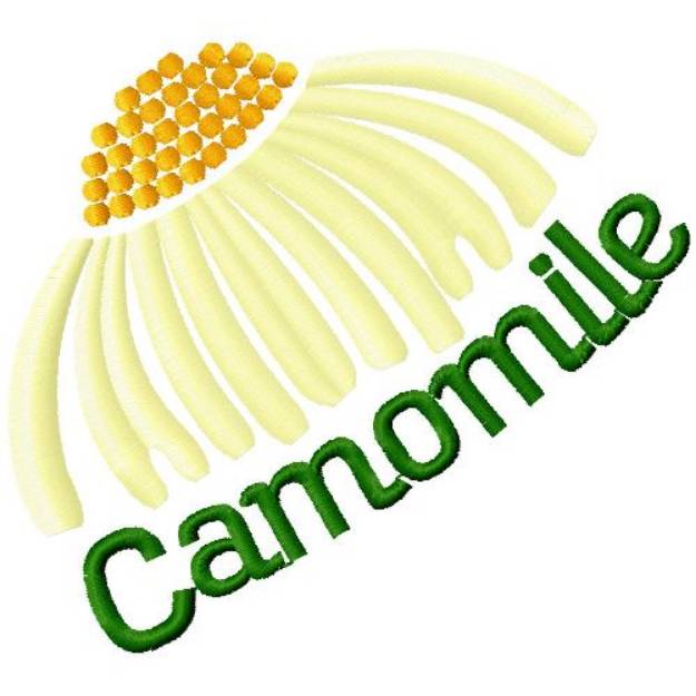 Picture of Camomile Machine Embroidery Design