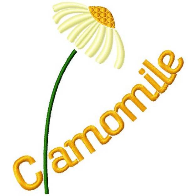 Picture of Camomile Machine Embroidery Design