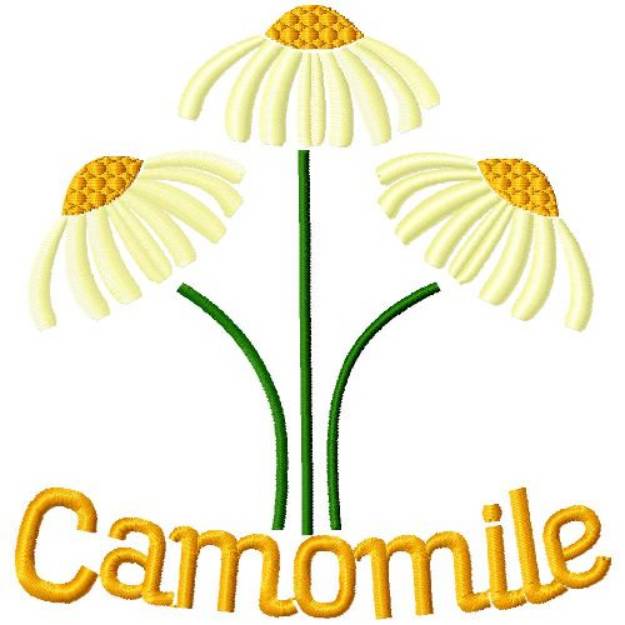 Picture of Camomile Machine Embroidery Design