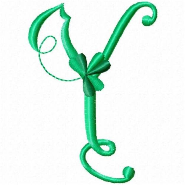 Picture of Shamrock Monogram  Y Machine Embroidery Design