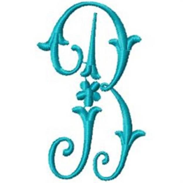 Picture of Elegant Monogram B Machine Embroidery Design