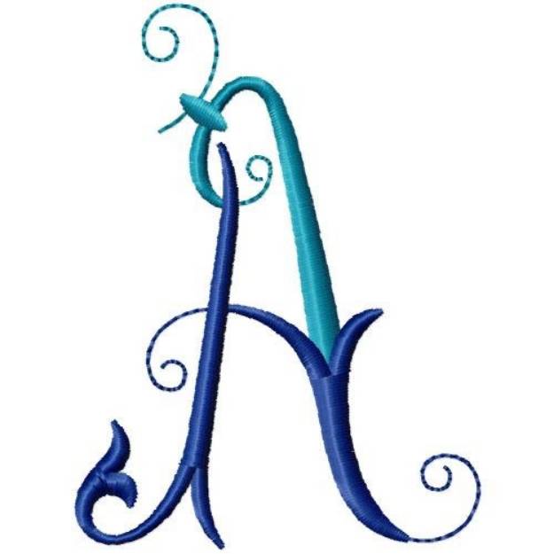 Picture of Monogram A Machine Embroidery Design