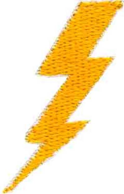 Picture of Lightning Bolt Machine Embroidery Design