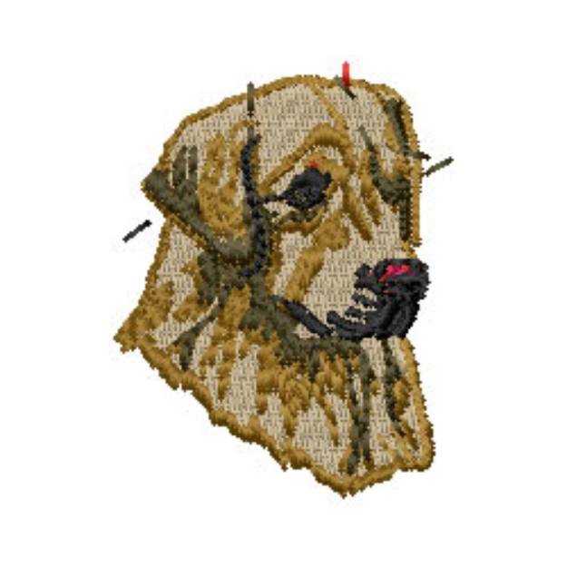 Picture of Dog Head Machine Embroidery Design