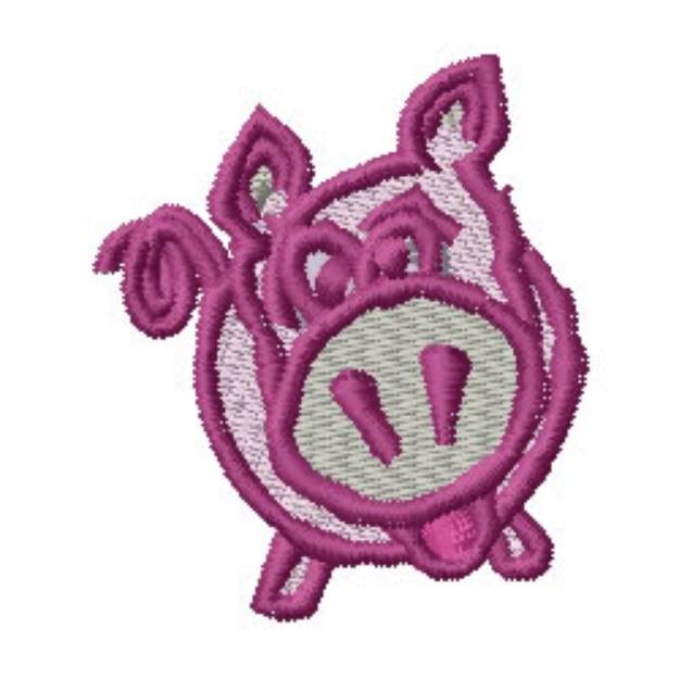 Picture of Pig Machine Embroidery Design