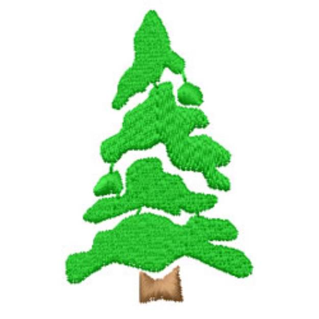 Picture of Christmas Tree Machine Embroidery Design