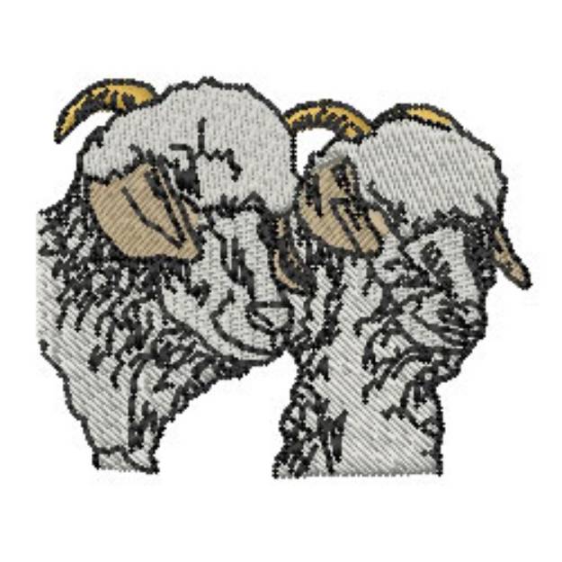 Picture of Sheep Head Machine Embroidery Design