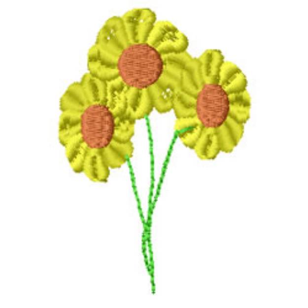 Picture of Floral Machine Embroidery Design