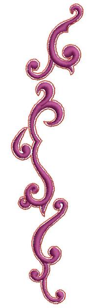 Picture of Swirl Border Machine Embroidery Design