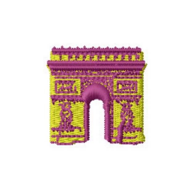 Picture of Arc de Triomphe Machine Embroidery Design