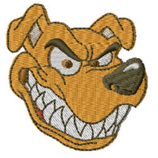 Picture of Dog Head Machine Embroidery Design