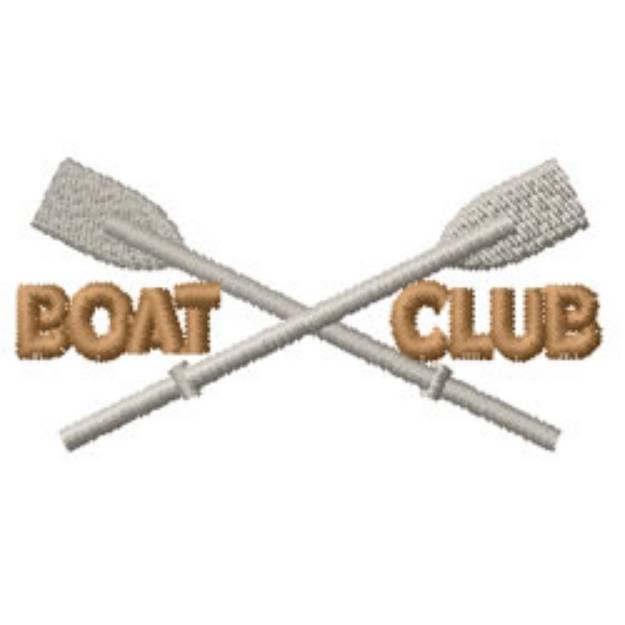 Picture of Boat Club Machine Embroidery Design