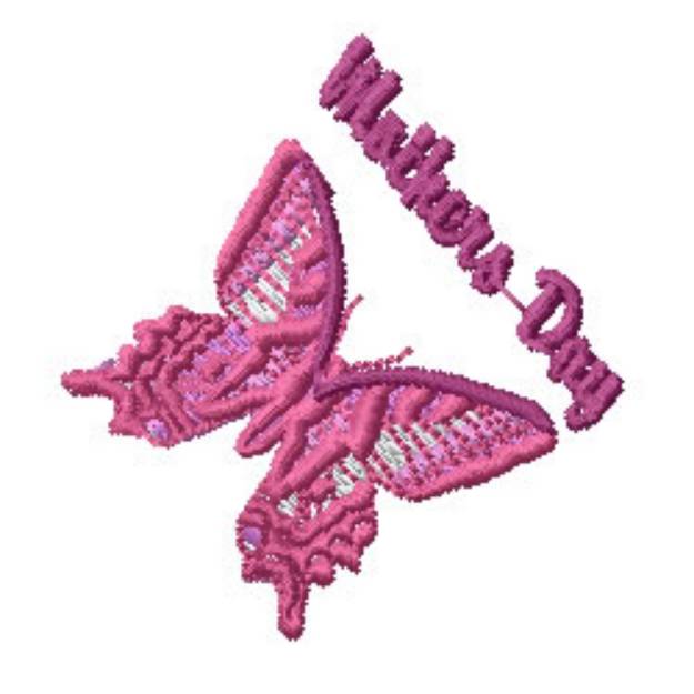 Picture of Butterfly Machine Embroidery Design