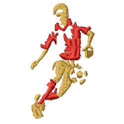 Footballer Machine Embroidery Design