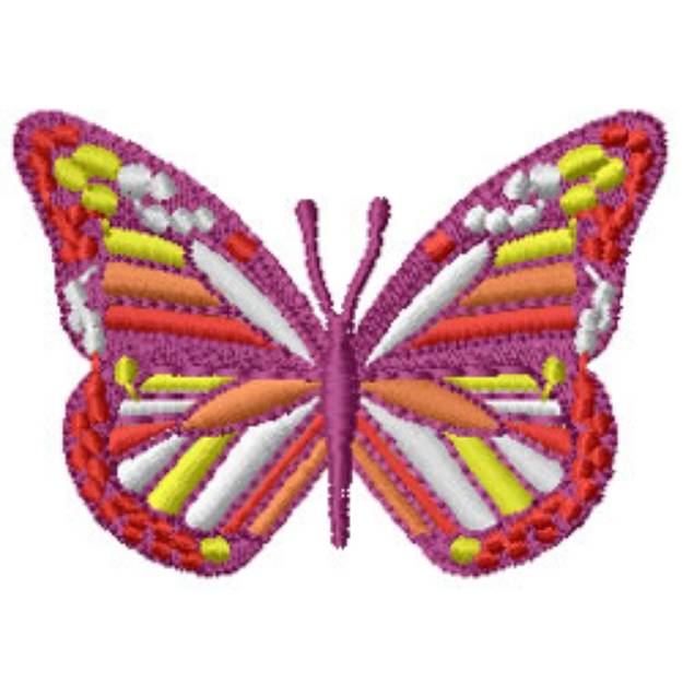 Picture of Butterfly Machine Embroidery Design